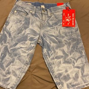 Men True Religion Jean Shorts